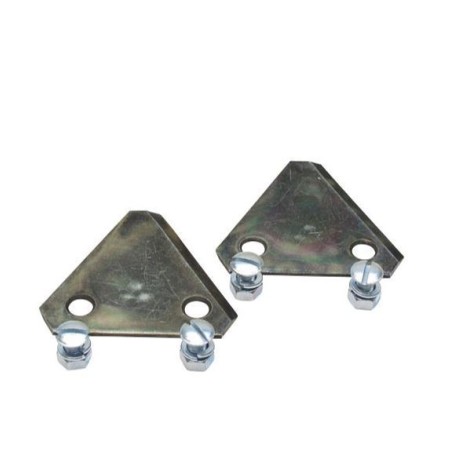 Set of 2 blades + 2 screws lawn mower compatible BRILL GARDENA 16-152 | Newgardenstore.eu