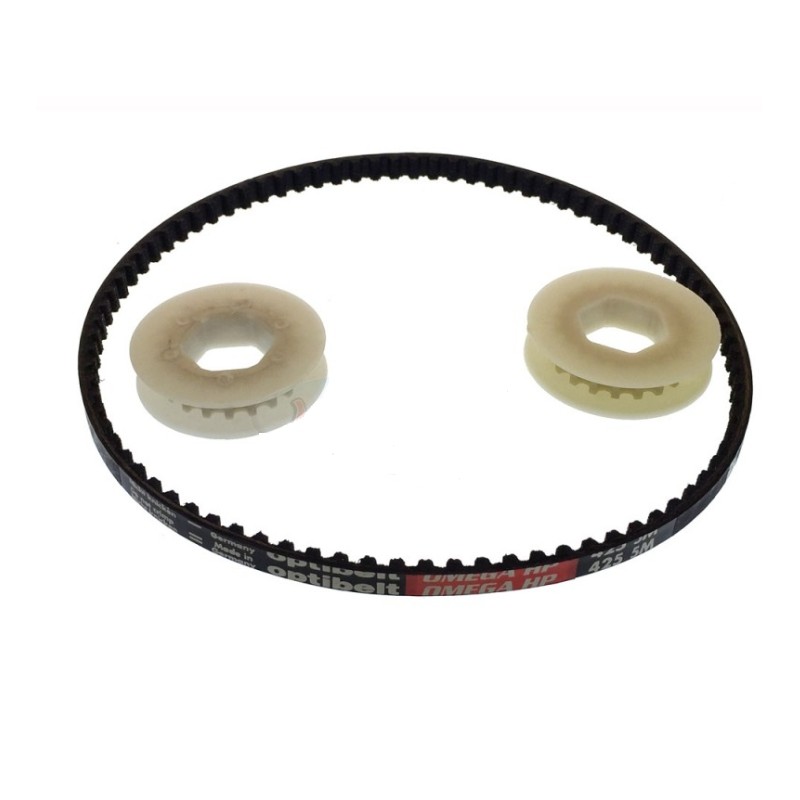 Kit of 2 pulleys + traction belt for Ambrogio Robot L50 L60