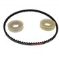 Kit of 2 pulleys + traction belt for Ambrogio Robot L50 L60