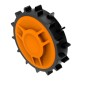 Kit 2 HIGH GRIP weighted wheels for WORX WR141 - WR142 - WR143 robot mowers