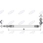 Kit de 2 tuyaux hydrauliques 3/8" mâle à valve 1/2" AMA 04559