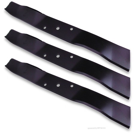 Kit 3 lame ORIGINALE STIGA trattorino tagliaerba modelli park121m 1134-9081-01 | Newgardenstore.eu