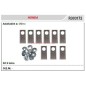 Kit 9 cuchillas para robot HONDA miimo R303172