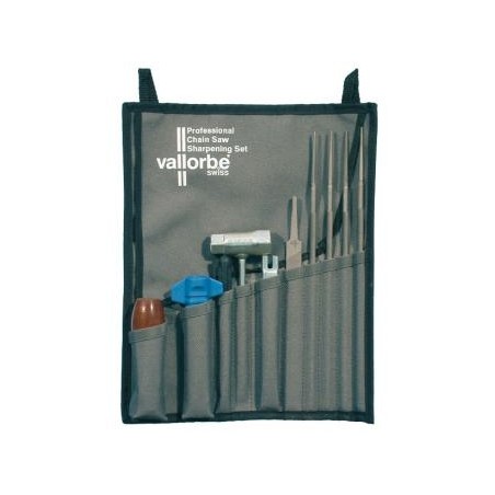 Kit d'affûtage de chaîne de tronçonneuse VALLORBE lime Ø 5.5 mm | Newgardenstore.eu