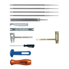 Kit d'affûtage pour tronçonneuse VALLORBE lime Ø 5.50 mm | Newgardenstore.eu