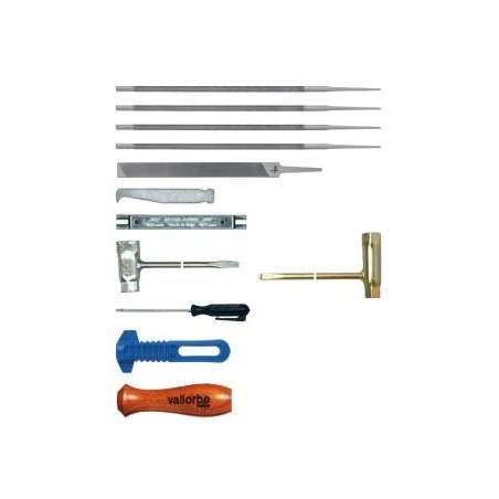 Kit d'affûtage pour tronçonneuse VALLORBE lime Ø  5.50 mm