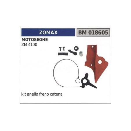 Kit anello freno catena ZOMAX per motosega ZM 4100 018605 | Newgardenstore.eu