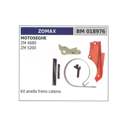 Kit anello freno catena ZOMAX per motosega ZM 4680 5200 018976 | Newgardenstore.eu