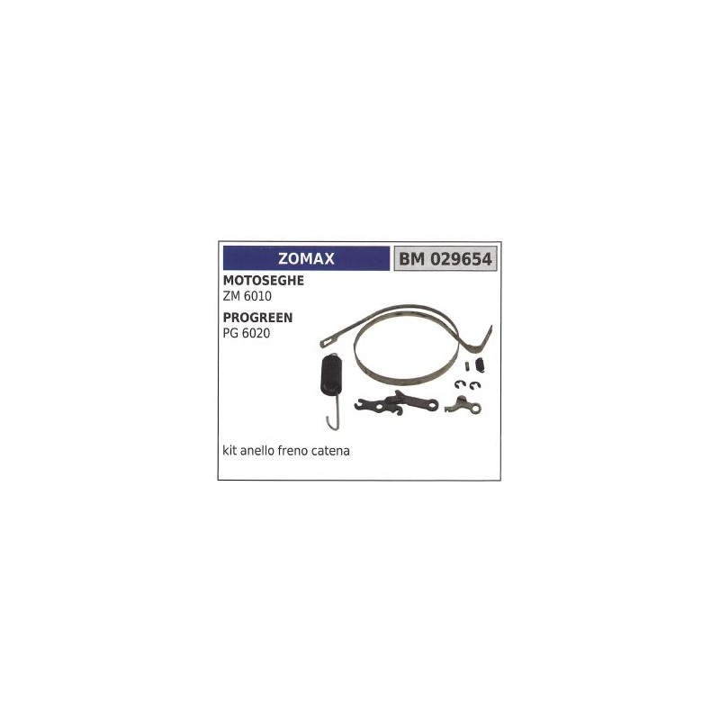 Kit de bague de frein de chaîne ZOMAX pour tronçonneuse ZM 6010 029654