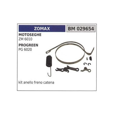 Kit de bague de frein de chaîne ZOMAX pour tronçonneuse ZM 6010 029654 | Newgardenstore.eu