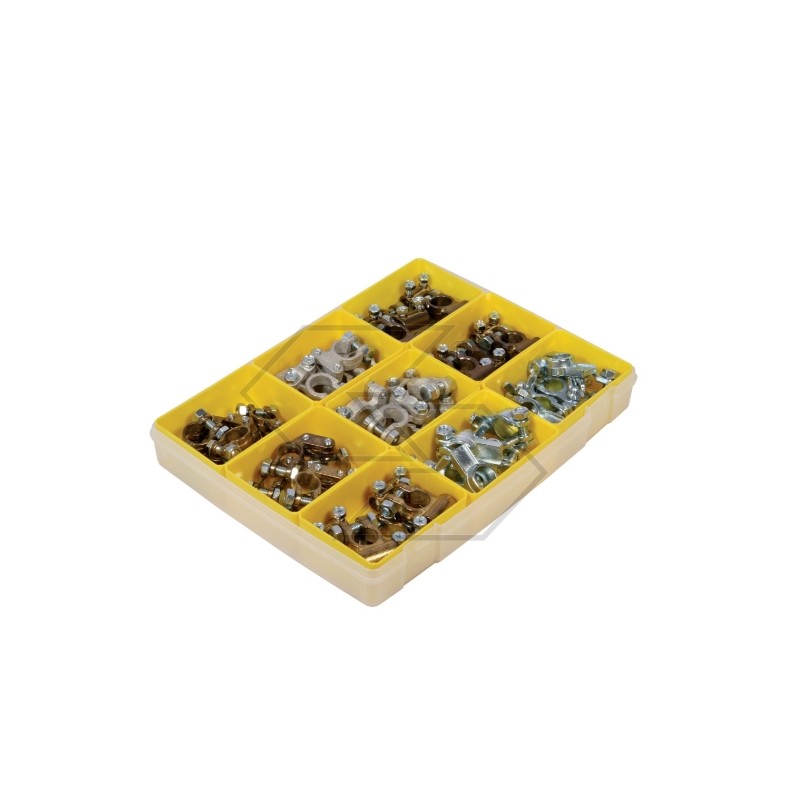 Brass battery clamp assortment kit 45 pcs