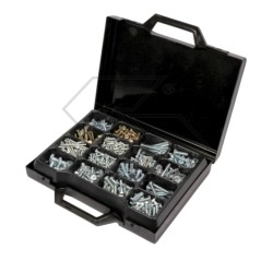 Galvanised screw assortment kit 800 pcs NEWGARDENSTORE for various light fittings