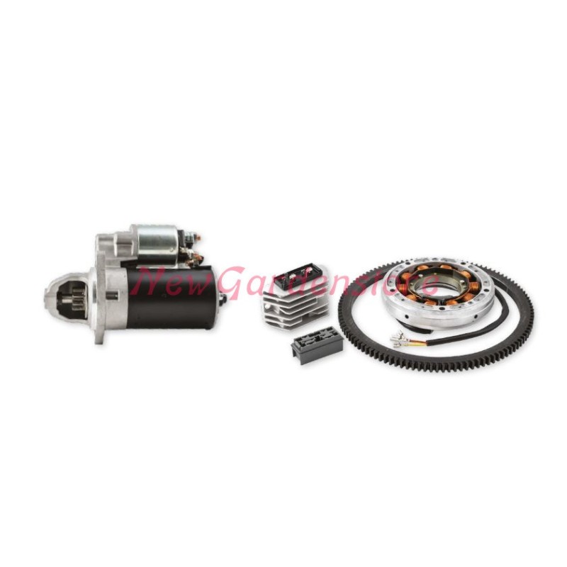 Kit de démarrage électrique adaptable Ruggerini modèle RF80 RF90 RF120 RF140