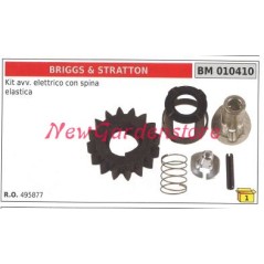 Kit avviamento elettrico con spina pignone BRIGGS&STRATTON 010410 495877