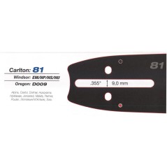 Kit barra SEMI-PRO TIP catena SEMI-CHISEL CARLTON 18" 3/8" 68 maglie 720002 | Newgardenstore.eu
