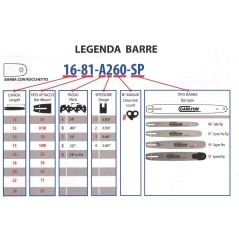 Kit barre SEMI-PRO TIP et chaîne SEMI-CHISEL CARLTON 16" .325" 67 maillons 720018