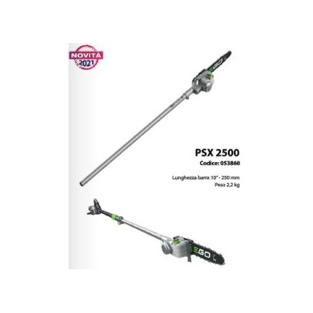 Accesorio podador para barra multiherramienta EGO PPX 1000 longitud 10" - 50 mm | Newgardenstore.eu