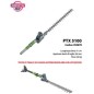 Hedge trimmer application for EGO PPX 1000 multitool blade length 51 cm