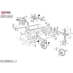 Kit braccio posteriore sinistro supporto + braccio posteriore destro | Newgardenstore.eu