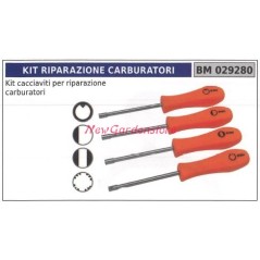 Kit cacciaviti per riparazione carburatori NEW GARDEN STORE 029280