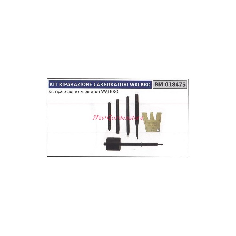 Kit tournevis WALBRO pour la réparation du carburateur 018475