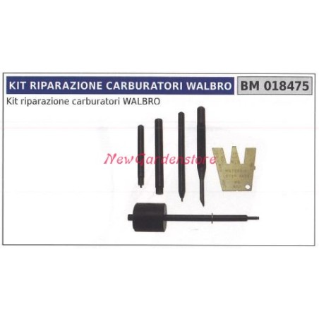 Kit tournevis WALBRO pour la réparation du carburateur 018475 | Newgardenstore.eu