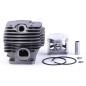 Cylinder and piston kit compatible with STIHLMS 381 chainsaw Ø  52 mm