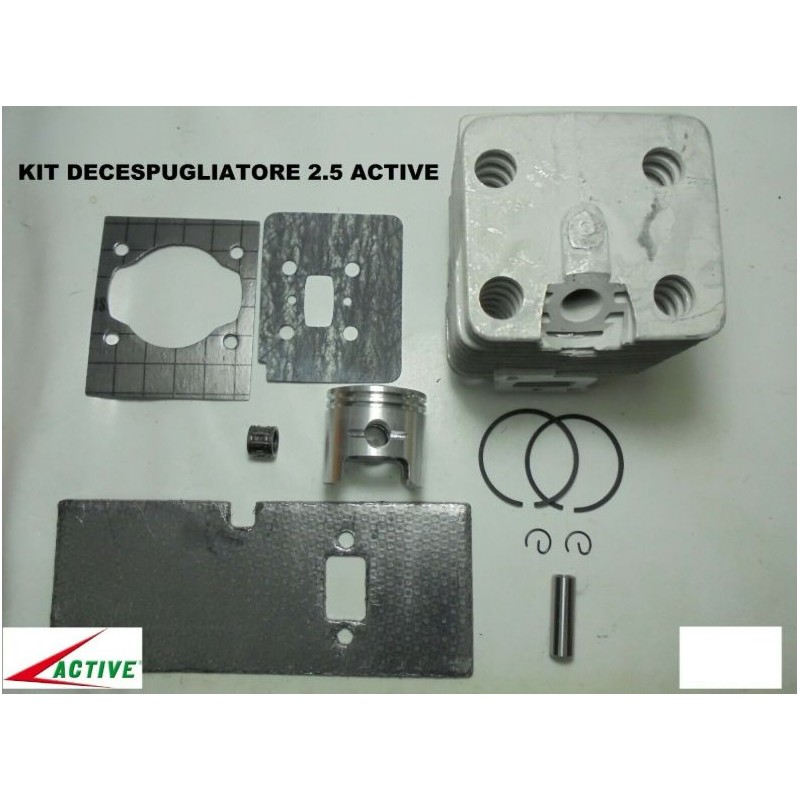 Kit cilindro e pistone ORIGINALE ACTIVE per decespugliatore 2.5 (E1)