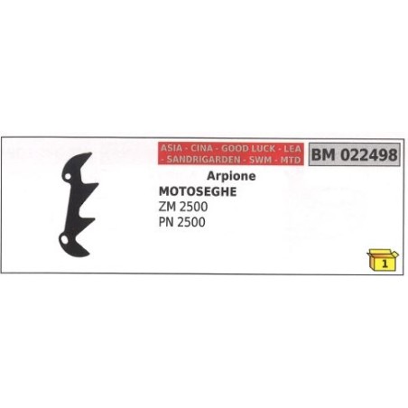 Harpon ASIA pour tronçonneuse ZM 2500 PN 022498 | Newgardenstore.eu
