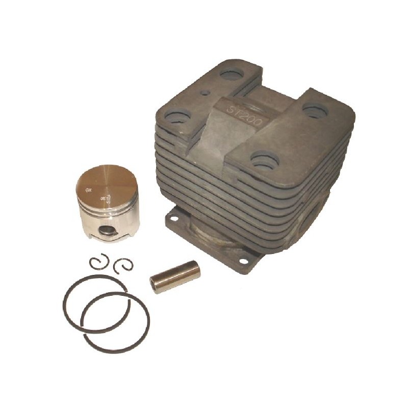 Cylinder piston kit piston compatible with STIHL FS200 brushcutter 54.120.1704