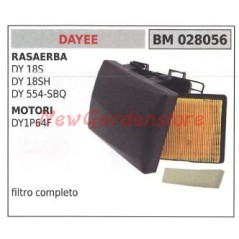DAYEE-Luftfilter für Rasenmäher DY 18S und DY1P64F-Motoren 028056 | Newgardenstore.eu