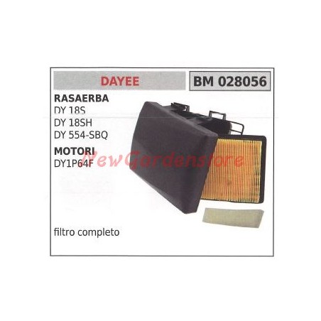 Filtro aria DAYEE per rasaerba DY 18S e motori DY1P64F 028056 197025 | Newgardenstore.eu