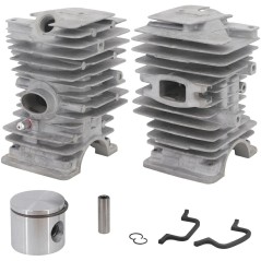 Kit cilindro pistone segmenti motore motosega P43 SP43 XC242 GGP STIGA 18800687 | Newgardenstore.eu