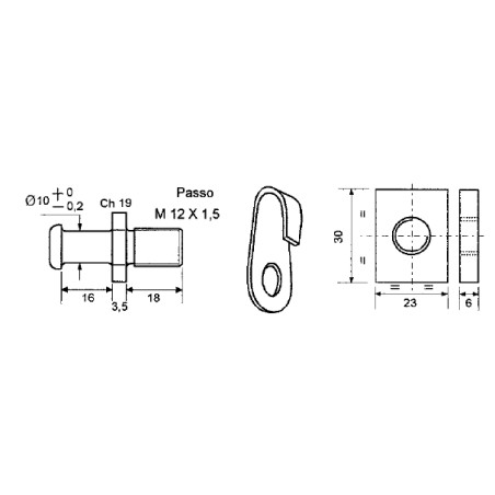 Kit de bloqueo de la puerta de la cabina del tractor agrícola | Newgardenstore.eu