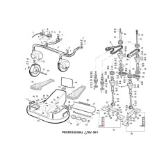 Kit par de cuchillas derecha + izquierda GIANNI FERRARI TOP VERDE 152 mm | Newgardenstore.eu