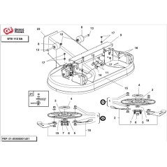 GIANNI FERRARI rechter + linker Scheibensatz für Messerdeck GTS 112 SA | Newgardenstore.eu