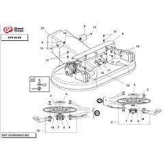 Kit disco derecho TGTech 96 premontado + disco izquierdo TGTech 96 premontado | Newgardenstore.eu