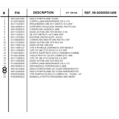 GIANNI FERRARI Kit disque de mulching gauche TG200 + disque de mulching droit TG200