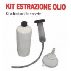 Kit d'extraction d'huile pour tondeuse à gazon code 019058