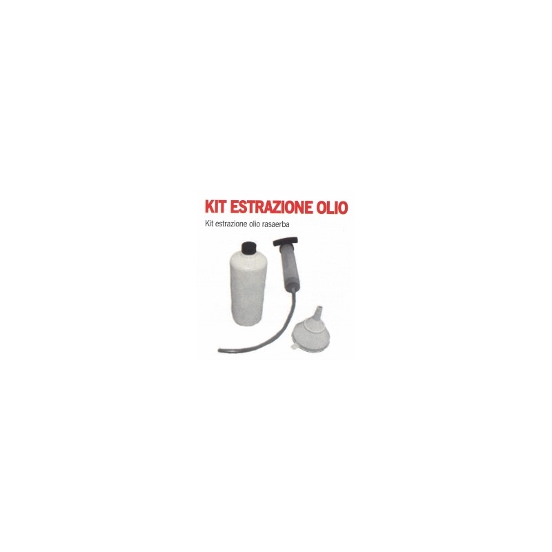 Kit d'extraction d'huile pour tondeuse à gazon code 019058