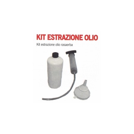 Kit d'extraction d'huile pour tondeuse à gazon code 019058 | Newgardenstore.eu