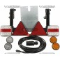 Kit d'éclairage LED monté sur support inclinable pour machine agricole