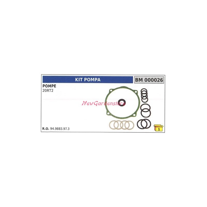 Kit de joints pour pompe UNIVERSELLE Bertolini 20RT2 000026