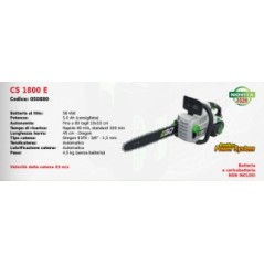 EGO CS 1800 45 cm cordless chainsaw without battery and charger