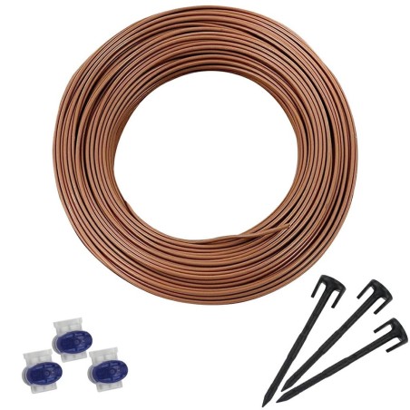 Montagesatz 150 m 3,4 mm Draht+300 Nägel+3 AMBROGIO Roboteranschlüsse | Newgardenstore.eu