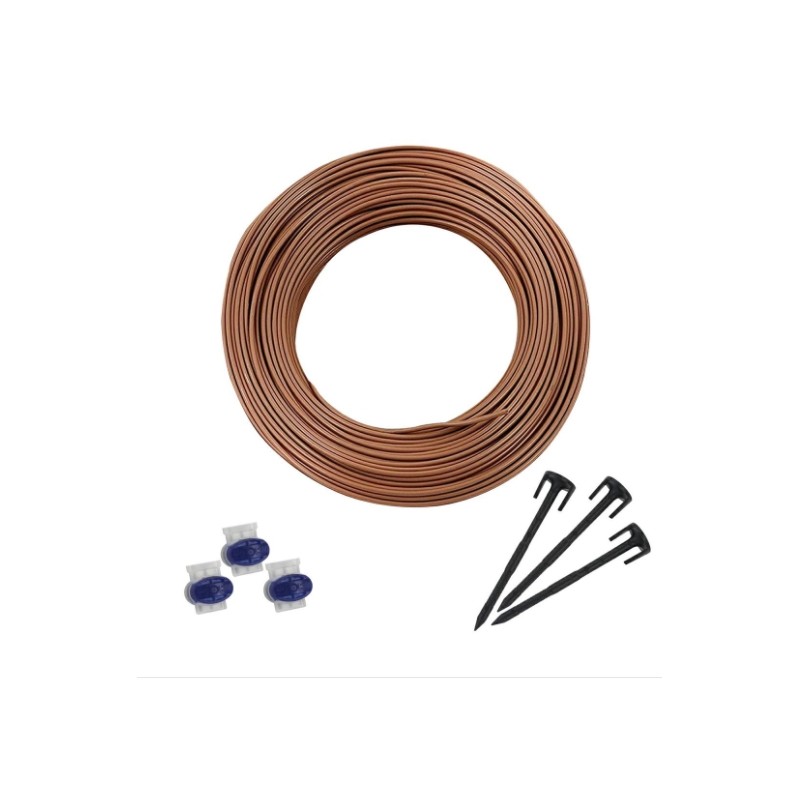 Installation kit 300 m wire 500 nails 6 connectors for AMBROGIO robot lawnmowers