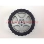 Aluminium wheel Ø 210mm GGP wheel assembly for lawnmower mower 381007383/1