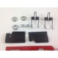 Lawn mower blade kit + 4 spare springs + blade adapters + blade retainer screws