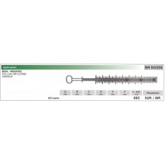 IKRA Ober- / Untermessersatz IKRA Heckenschere FHS 1545 041836 | Newgardenstore.eu