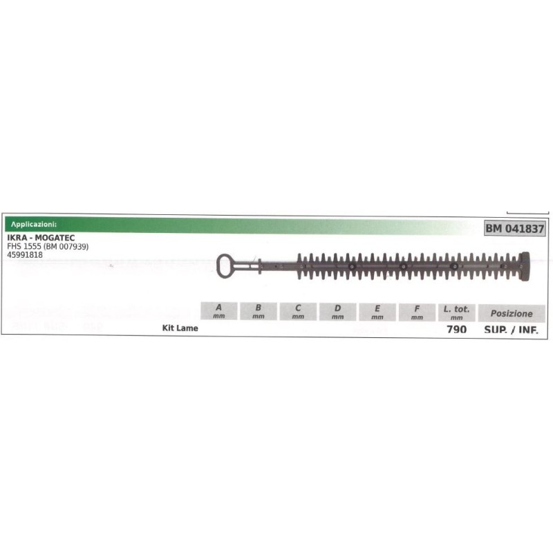 IKRA Ober- / Untermessersatz IKRA Heckenschere FHS 1555 041837